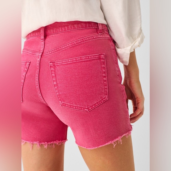 NEW Faherty Sunwashed Denim Short in Pink - Picture 3 of 7